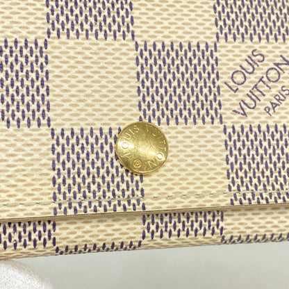 Louis Vuitton Key Case Damier Azur Multicles 4 White Key Holder — view 7