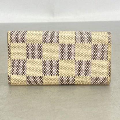 Louis Vuitton Key Case Damier Azur Multicles 4 White Key Holder — view 8