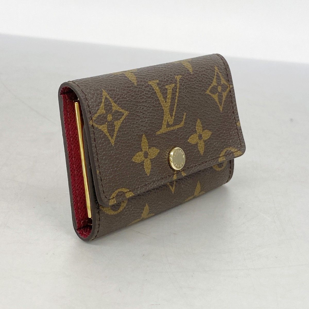 Louis Vuitton Key Case Monogram Multicles 6 Fuchsia Pink Key Holder — view 2