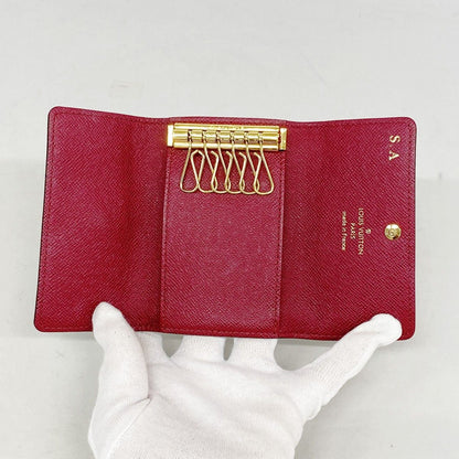 Louis Vuitton Key Case Monogram Multicles 6 Fuchsia Pink Key Holder — view 3