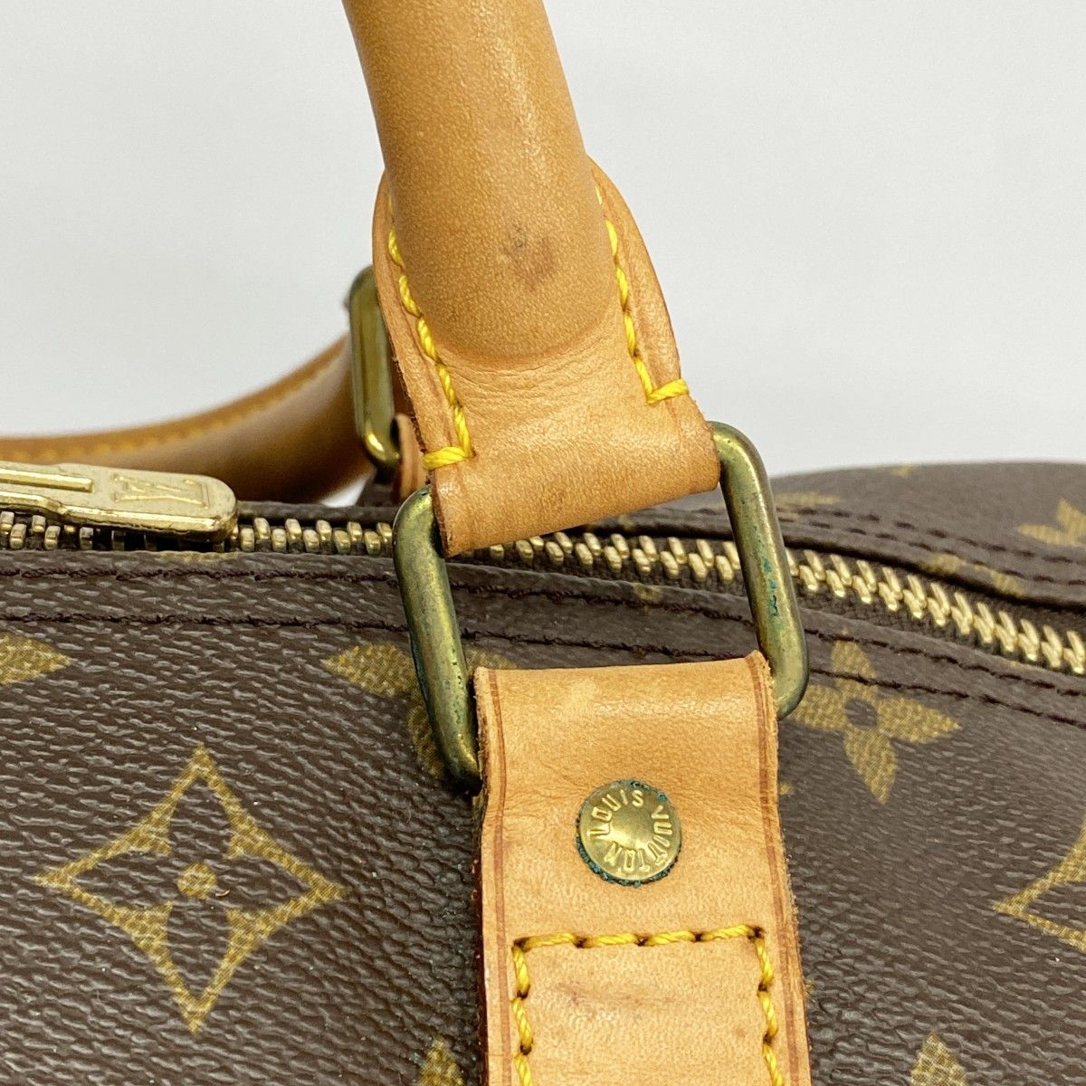 Louis Vuitton Boston Bag Monogram Keepall 60 Brown — view 9