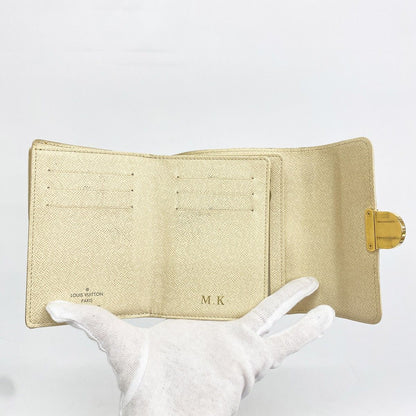 Louis Vuitton Trifold Wallet Damier Azur Portefeuille Joy White — view 3