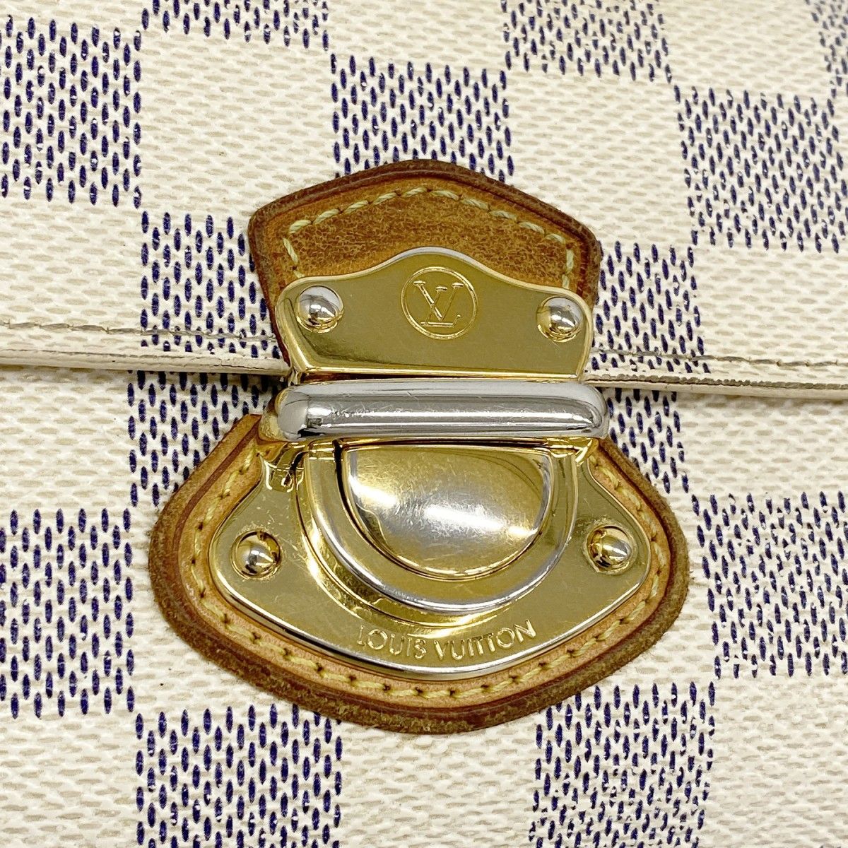Louis Vuitton Trifold Wallet Damier Azur Portefeuille Joy White — view 8