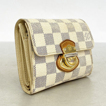 Louis Vuitton Trifold Wallet Damier Azur Portefeuille Joy White — view 2