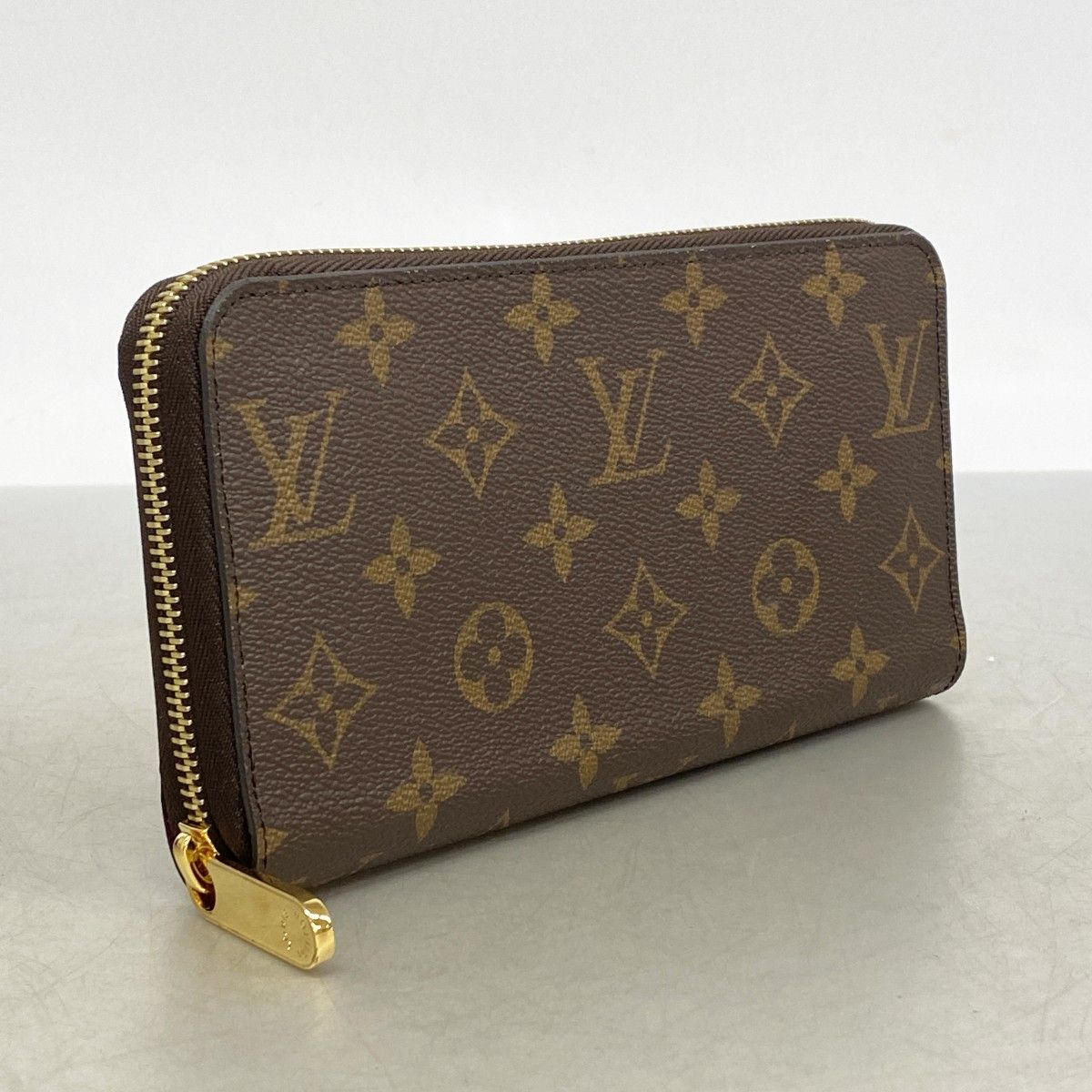 Louis Vuitton Wallet Monogram Zippy Brown Fuchsia Pink — view 2