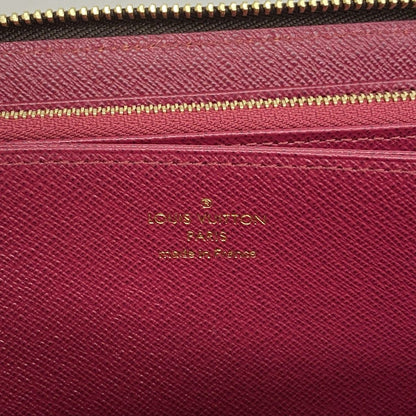 Louis Vuitton Wallet Monogram Zippy Brown Fuchsia Pink — view 4