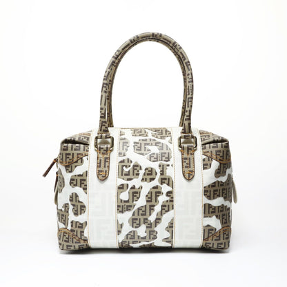 Fendi Handbag Zucca Leopard Print