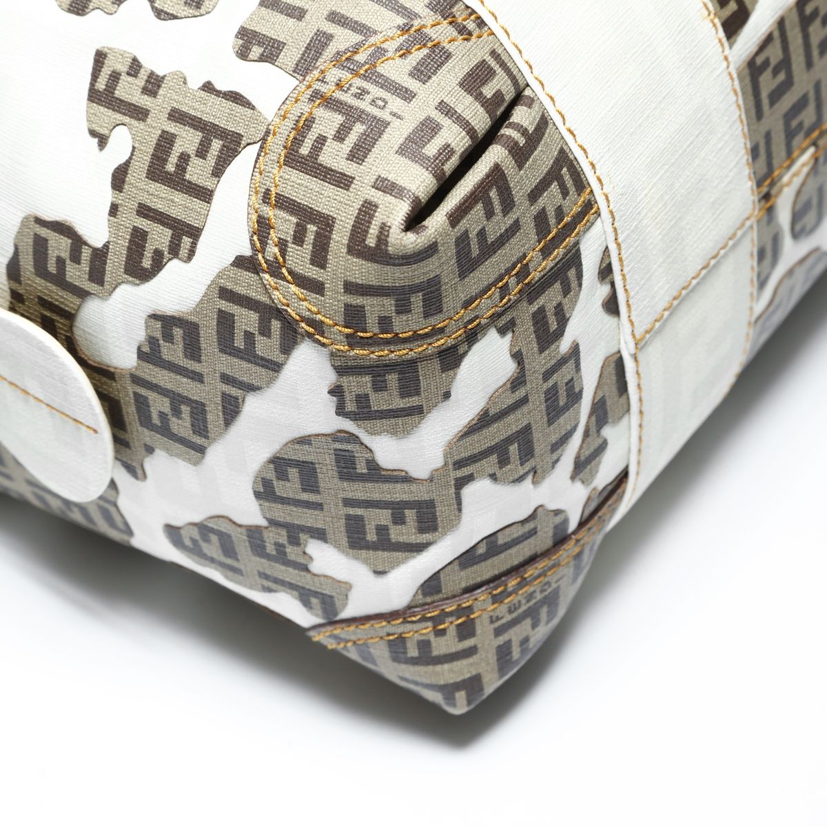 Fendi Handbag Zucca Leopard Print — view 5