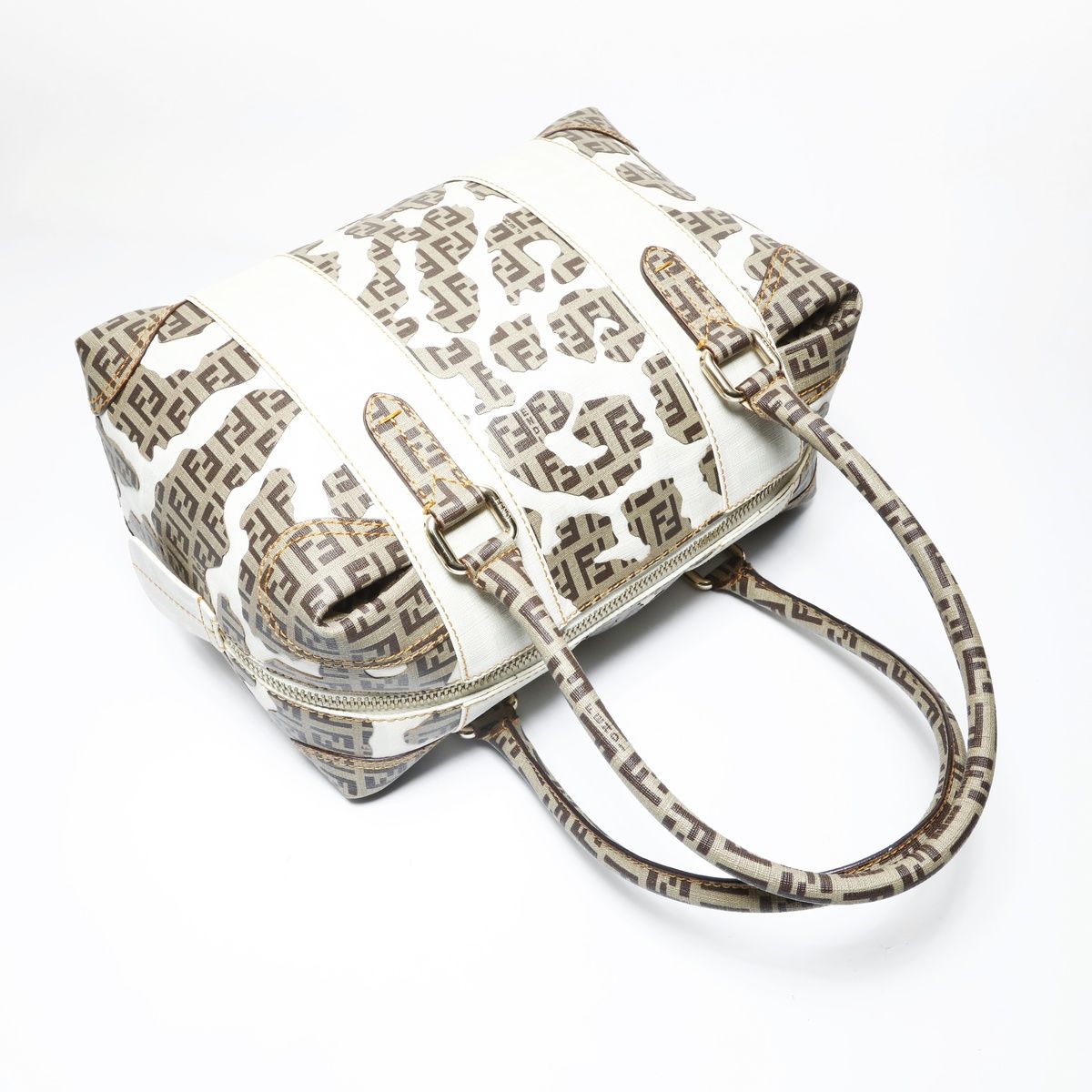 Fendi Handbag Zucca Leopard Print — view 8