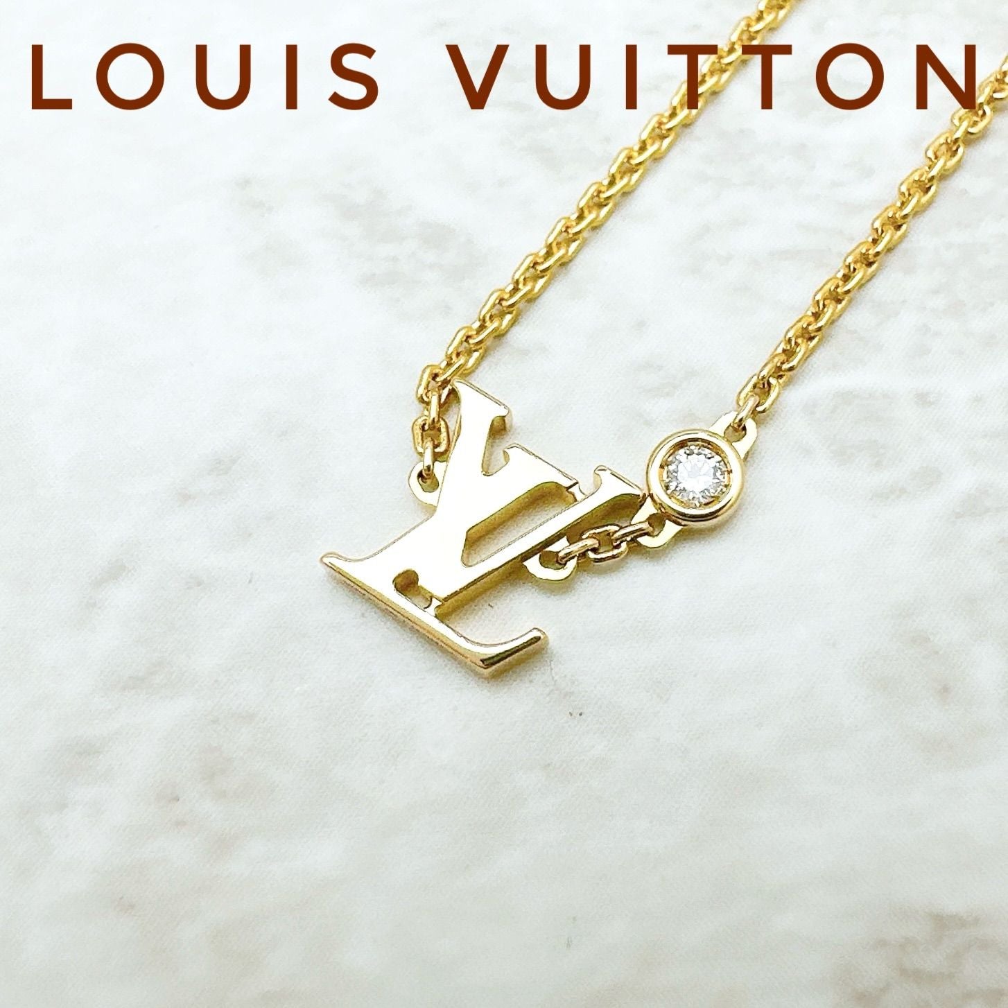 Louis Vuitton Pendentif Idyll Blossom Diamond Yellow Gold Necklace Cm