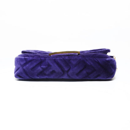Fendi Shoulder Bag Zucca Velour Mamma Baguette — view 7