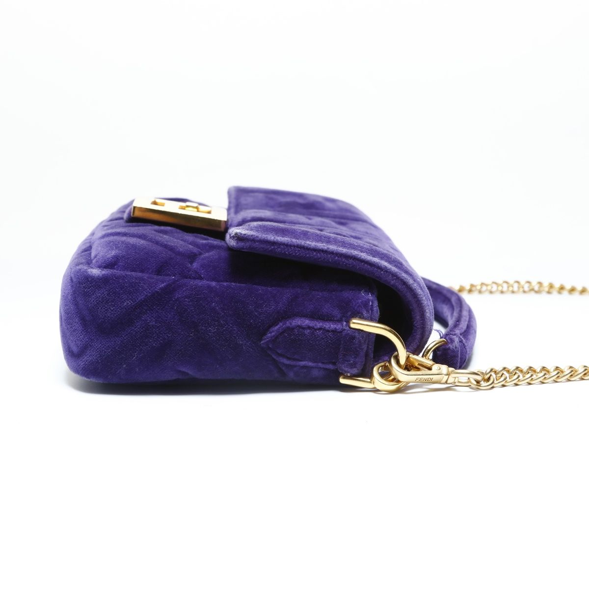 Fendi Shoulder Bag Zucca Velour Mamma Baguette — view 4