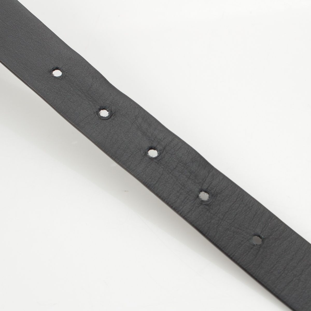 Bottega Veneta Leather Triangle Belt Black 80 cm — view 7