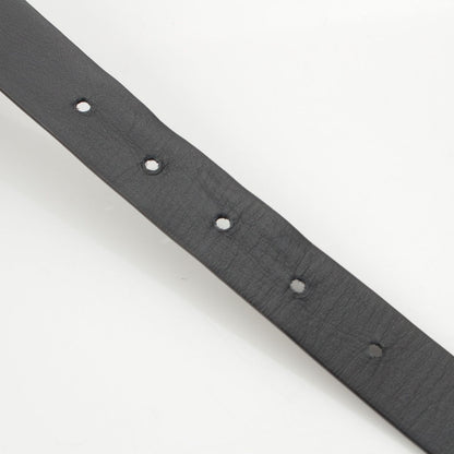 Bottega Veneta Leather Triangle Belt Black 80 cm — view 7