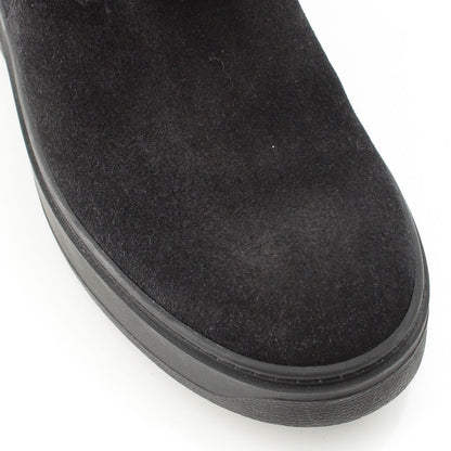 Louis Vuitton Boa Snowdrop Line Monogram Shearling Boots Black — view 6