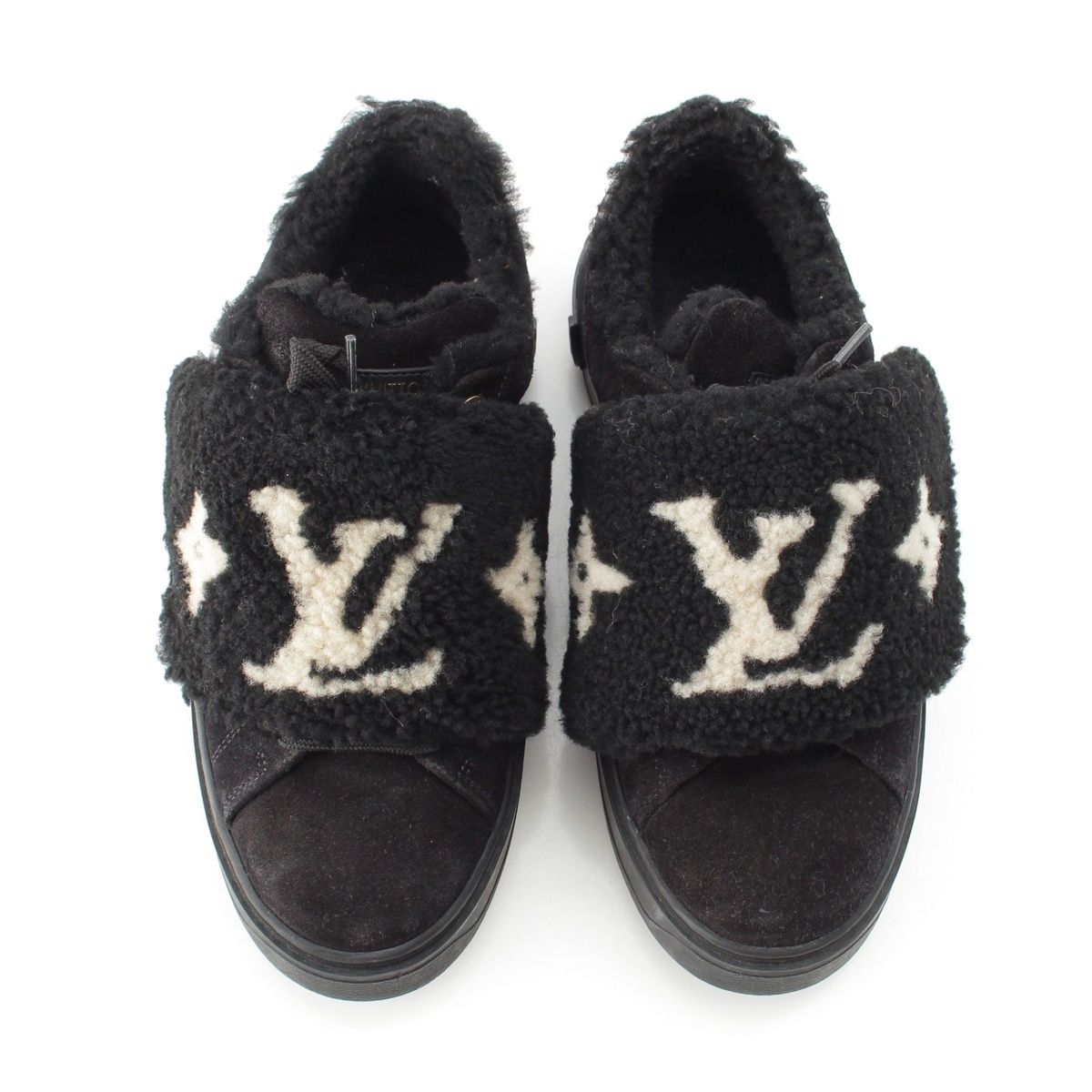 Louis Vuitton Boa Logo Low Cut Sneakers Black — view 2