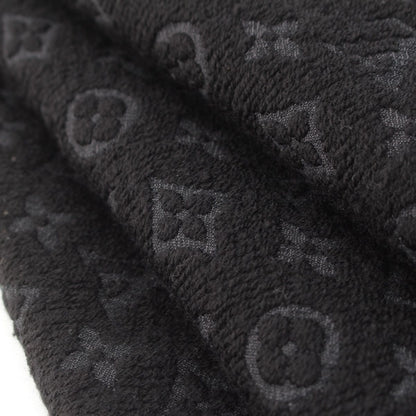 Louis Vuitton Monogram Wool Echarpe Scarf Black — view 7
