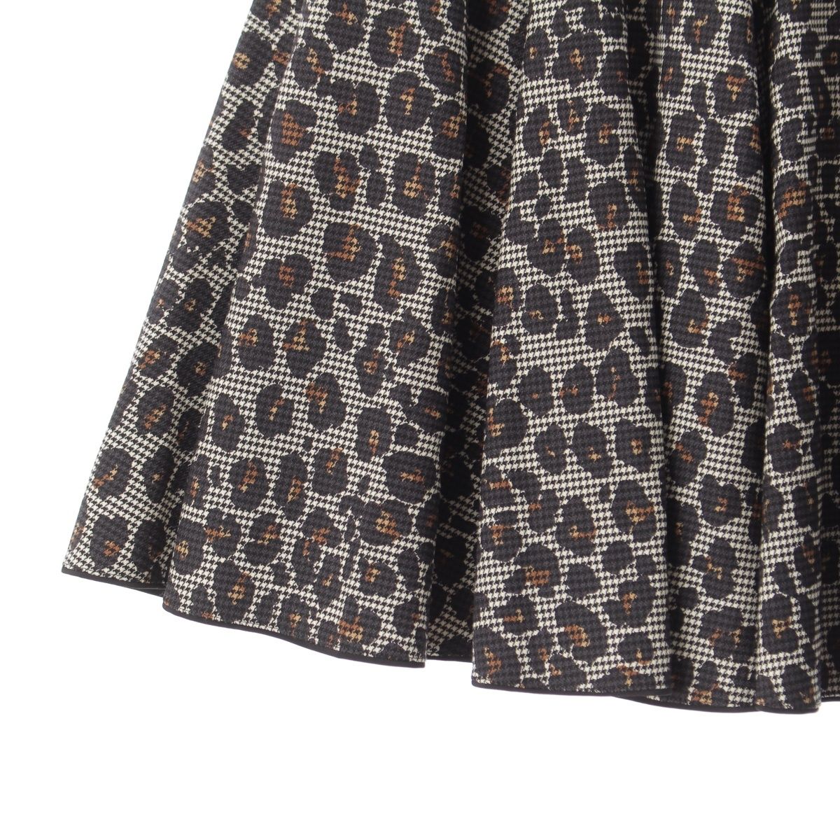 Versace Allover Side Zip Medusa Pin Skirt Gray 36 — view 5