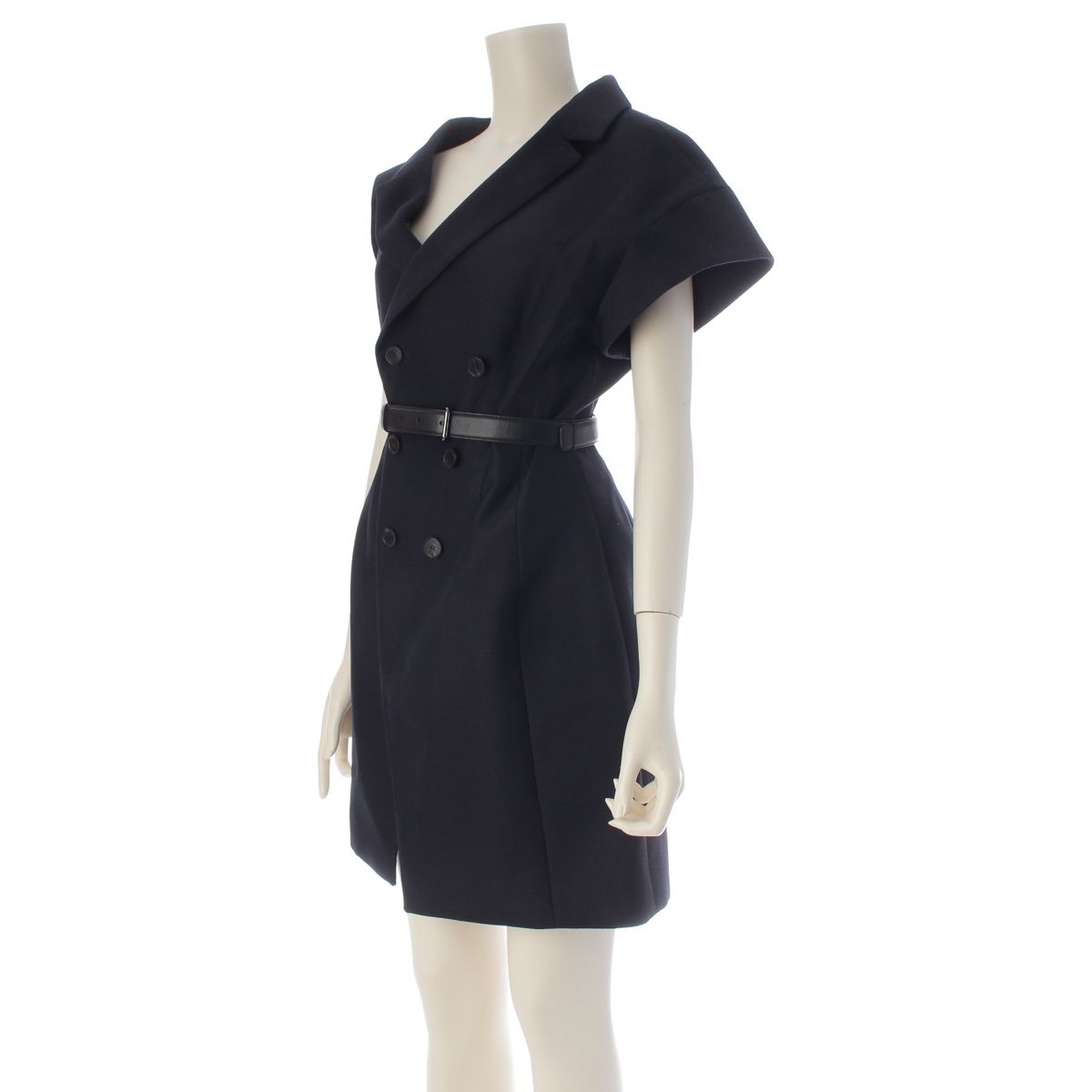 Dior Wool Silk Asymmetric Dress — view 2