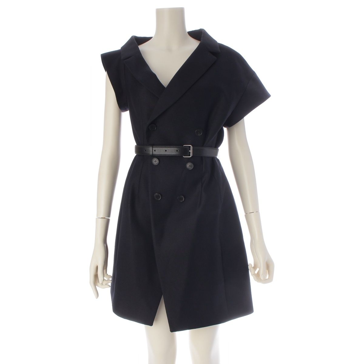 Dior Wool Silk Asymmetric Dress