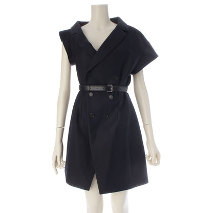 Dior Wool Silk Asymmetric Dress