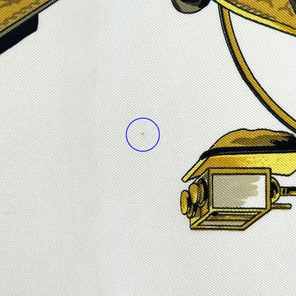 Hermes Scarf Carre 90 les Voiyures a Transformation Foldable Top Carriage Silk — view 9