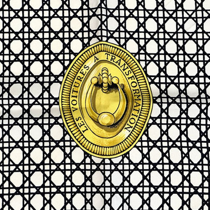 Hermes Scarf Carre 90 les Voiyures a Transformation Foldable Top Carriage Silk — view 2