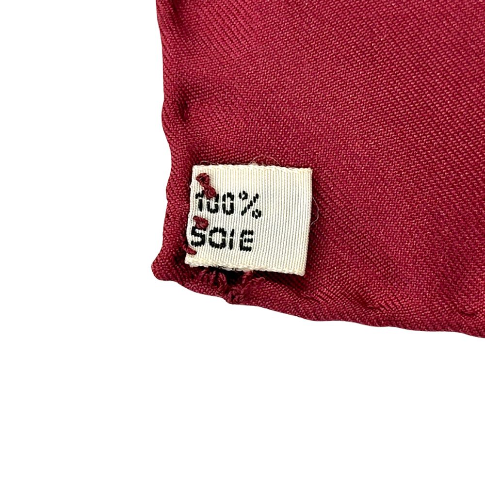 Hermes Scarf Carre 90 Manege Riding School Silk Red Multicolor Equestrian Large — view 4