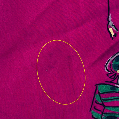 Chanel Scarf Mademoiselle Silk Purple Sheer Large — view 8