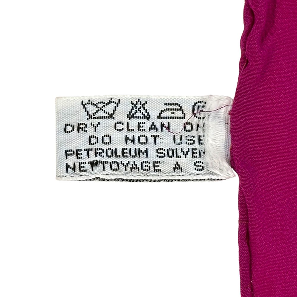 Chanel Scarf Mademoiselle Silk Purple Sheer Large — view 4