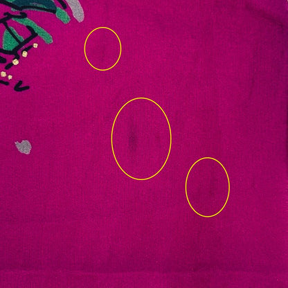 Chanel Scarf Mademoiselle Silk Purple Sheer Large — view 9