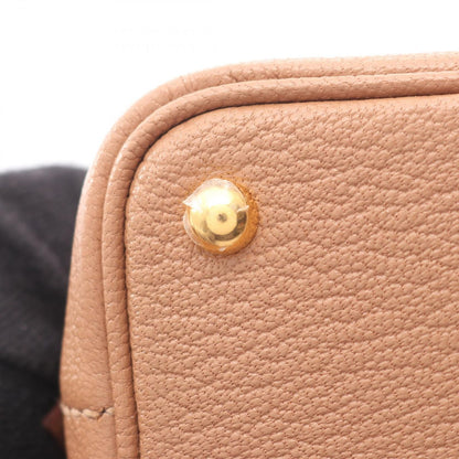 Hermes Handbag Bolide Mini 2-Way Light Brown Leather Chai — view 7