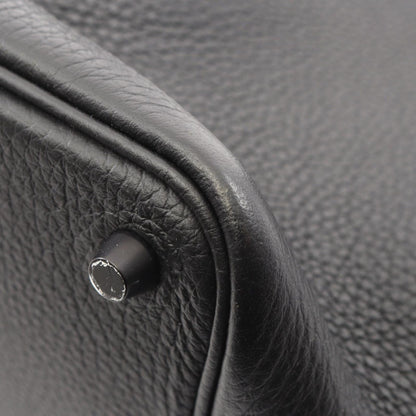Hermes Handbag Picotin Lock PM Black Leather PM Monochrome So — view 8