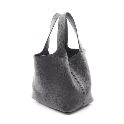Hermes Handbag Picotin Lock PM Black Leather PM Monochrome So — view 2