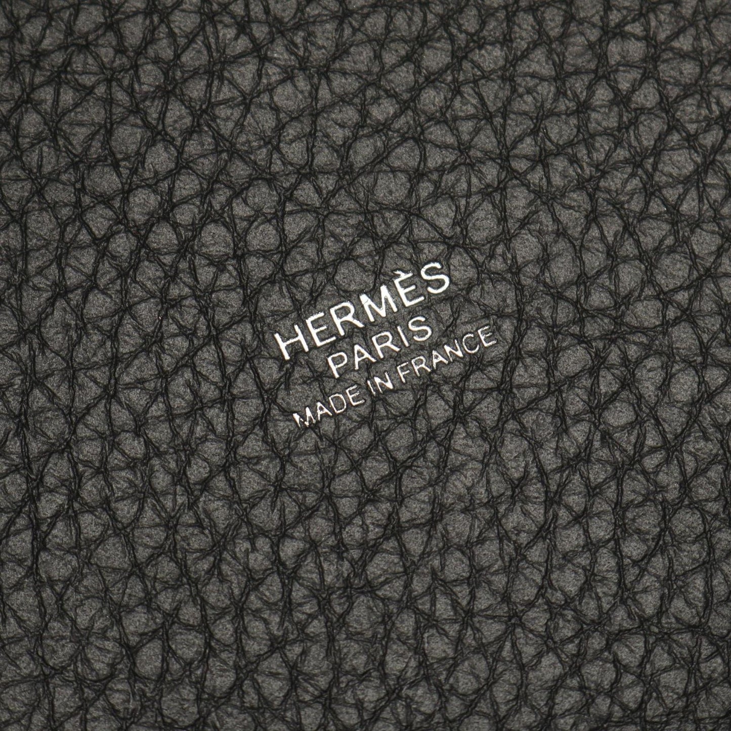 Hermes Handbag Picotin Lock PM Black Leather PM Monochrome So — view 4