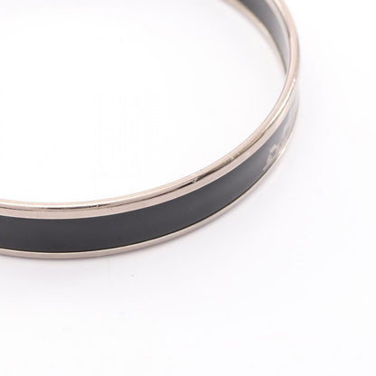 Hermes Bangle Enamel PM Carre Stainless Steel Bracelet — view 6