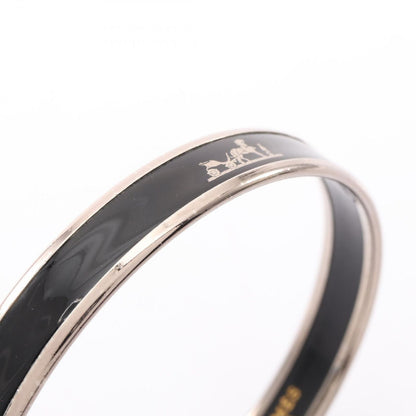 Hermes Bangle Enamel PM Carre Stainless Steel Bracelet — view 5