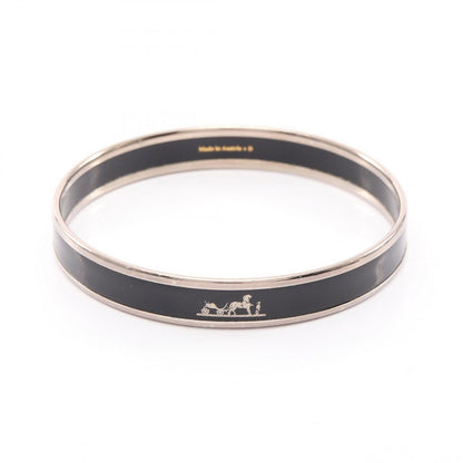 Hermes Bangle Enamel PM Carre Stainless Steel Bracelet