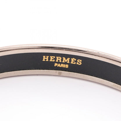 Hermes Bangle Enamel PM Carre Stainless Steel Bracelet — view 3