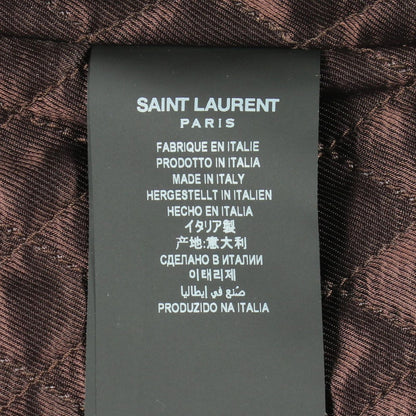 Saint Laurent Paris Corduroy Shearling Jacket Boa Contrast Leather Wool — view 6