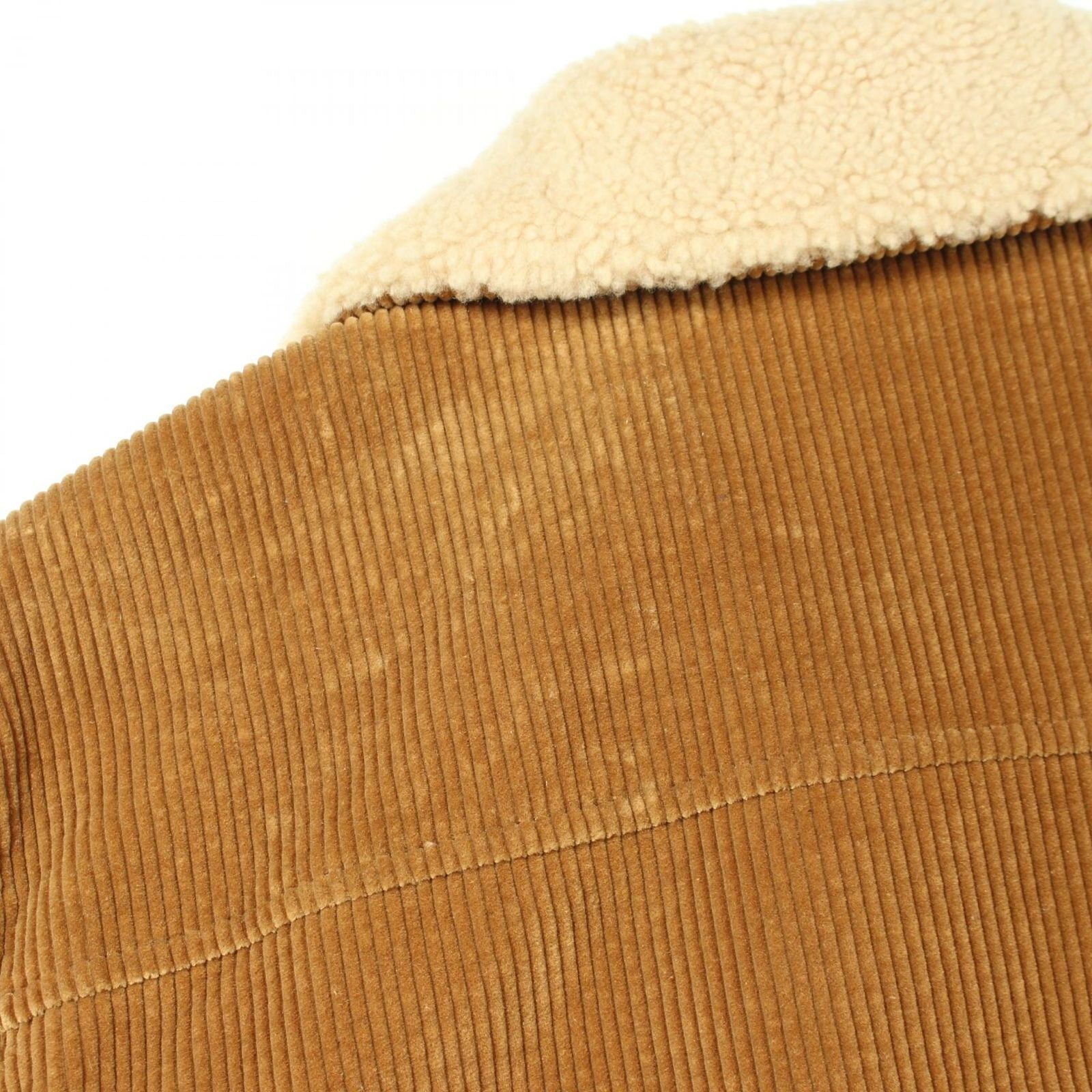 Saint Laurent Paris Corduroy Shearling Jacket Boa Contrast Leather Wool — view 8