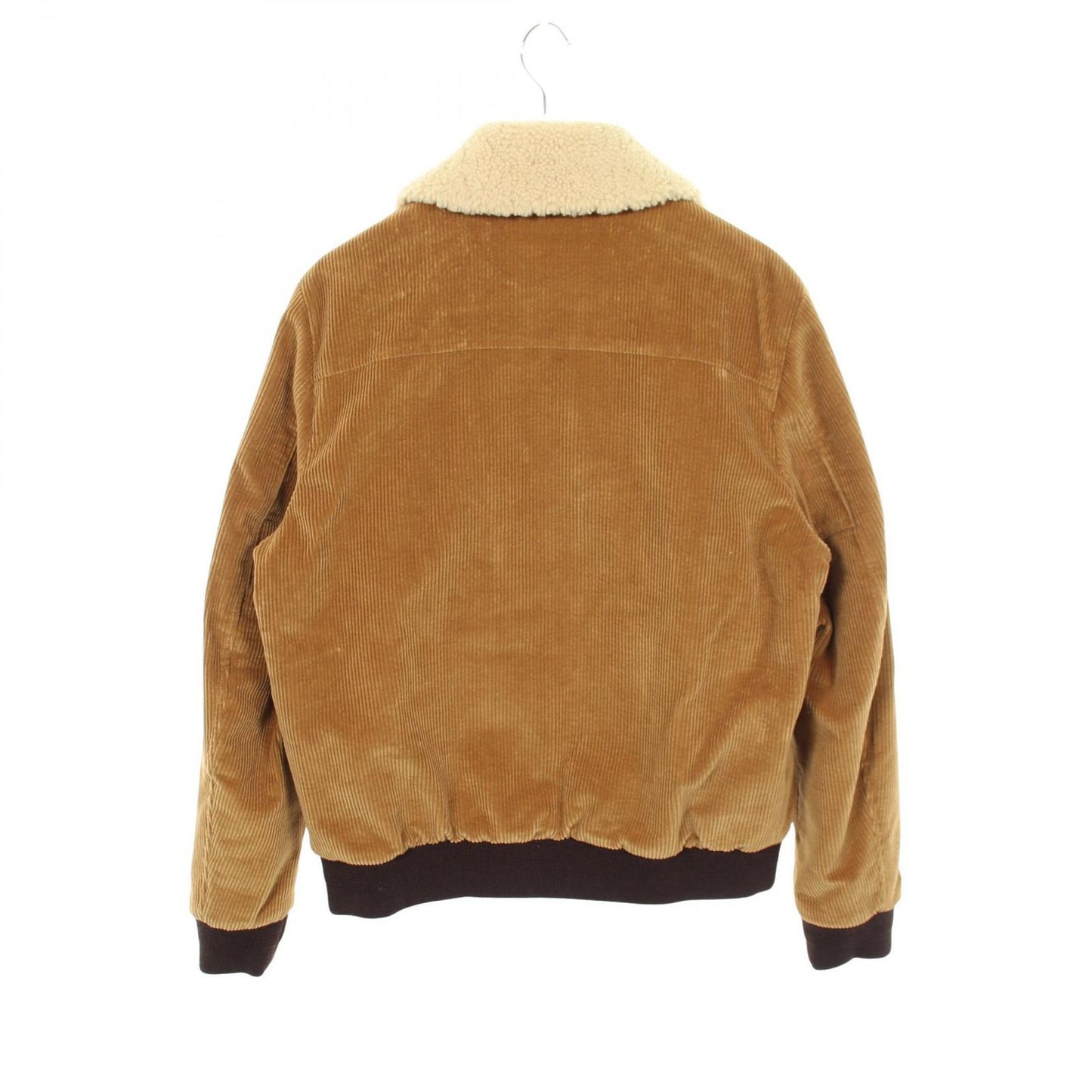 Saint Laurent Paris Corduroy Shearling Jacket Boa Contrast Leather Wool — view 2