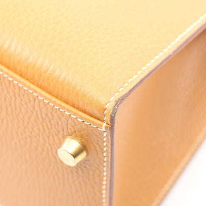 Hermes Handbag Kelly 32 Sellier 2-Way Natural Sable Leather — view 9