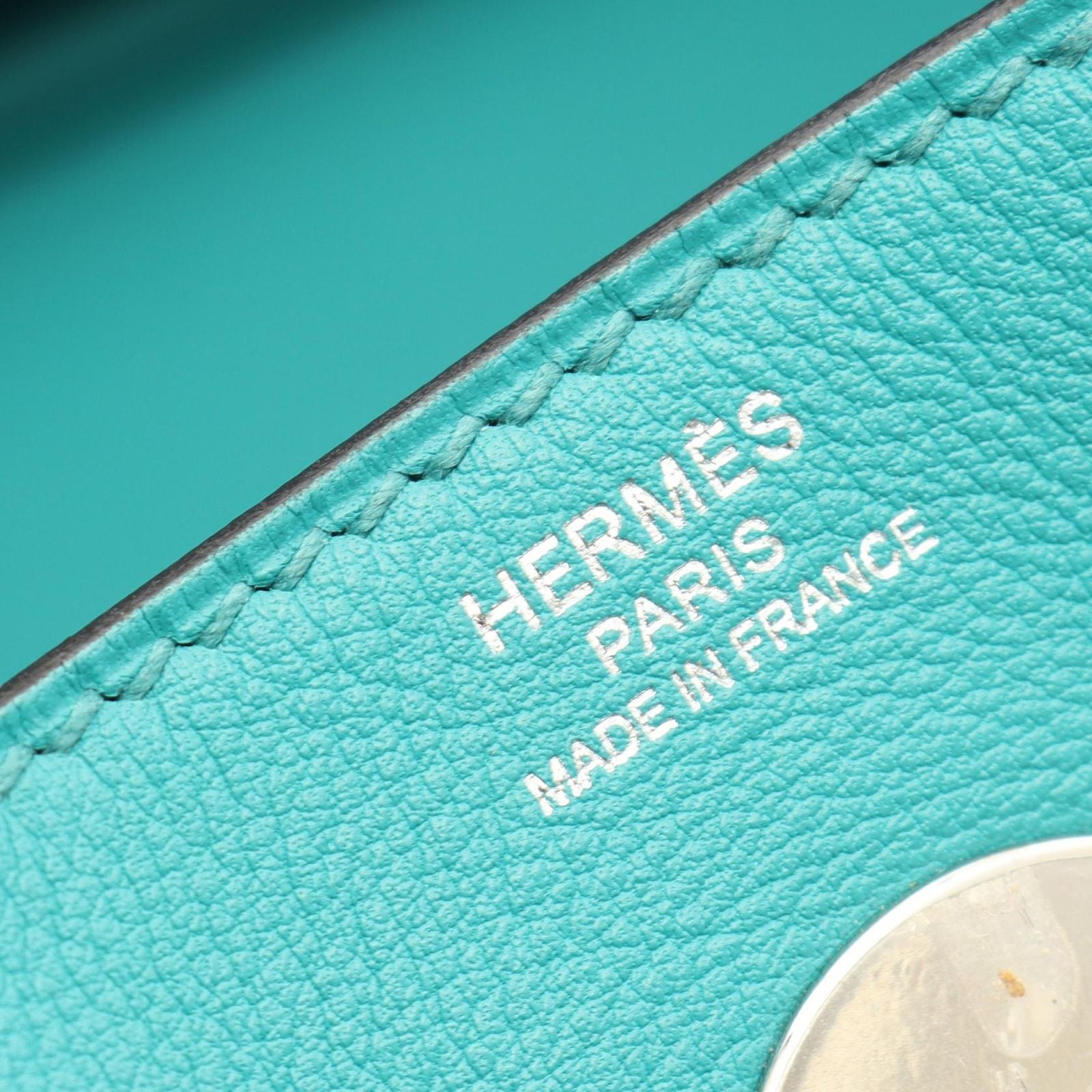 Hermes Shoulder Bag Lindy 26 Blue Paon Leather — view 4