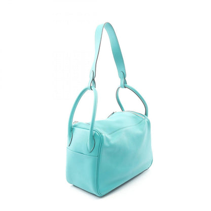 Hermes Shoulder Bag Lindy 26 Blue Paon Leather — view 2