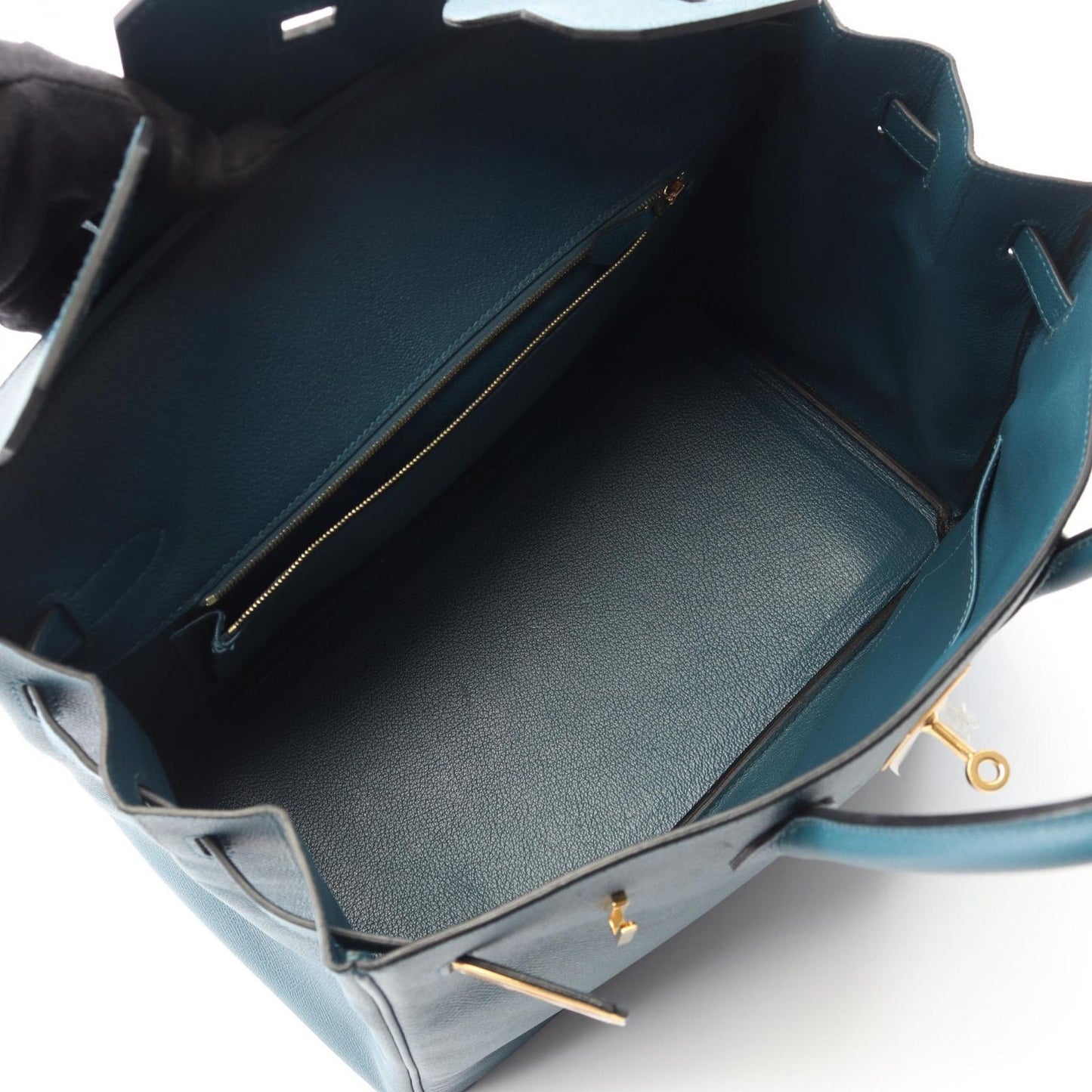 Hermes Handbag Birkin 35 Malachite Leather — view 3