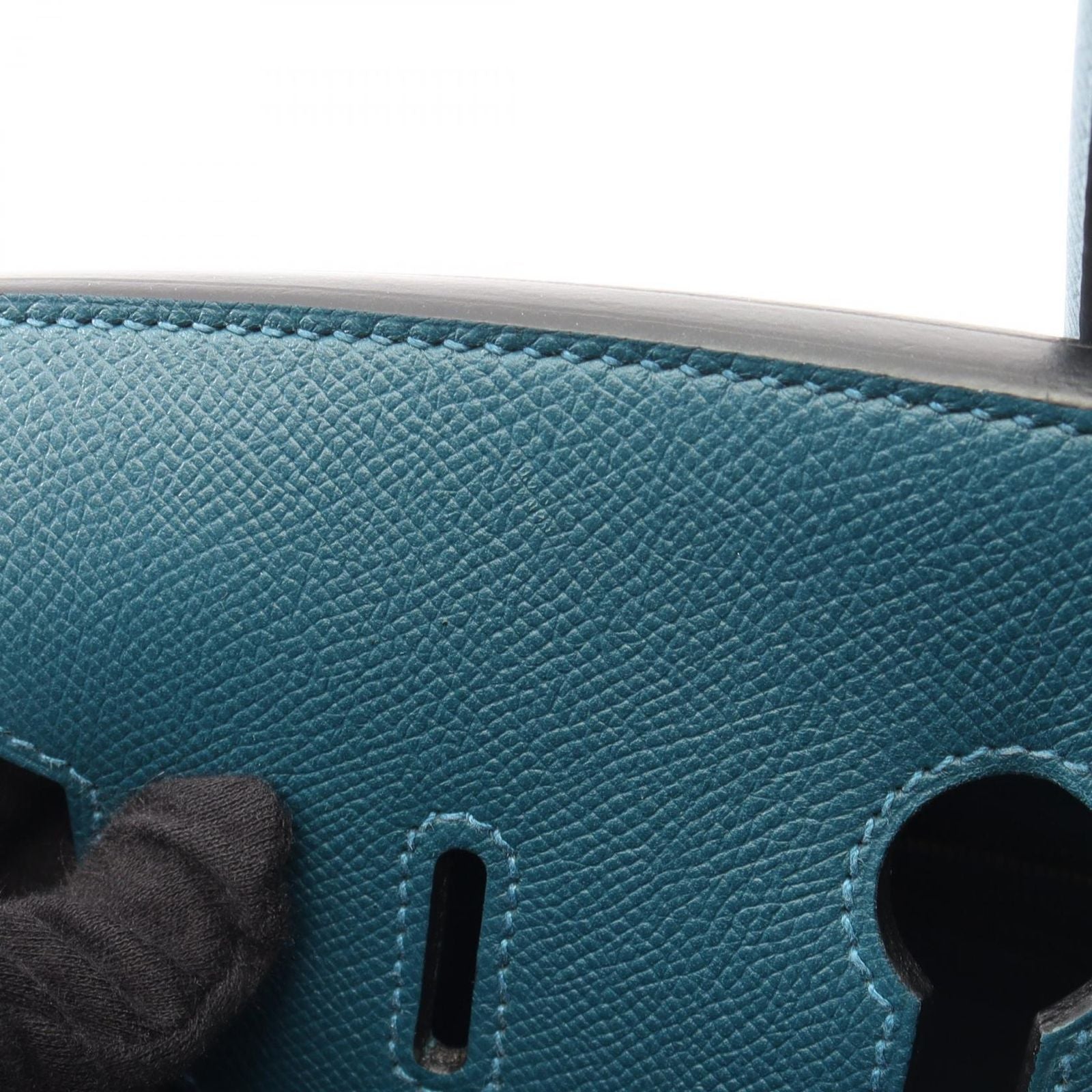 Hermes Handbag Birkin 35 Malachite Leather — view 8