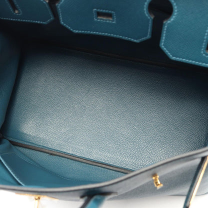 Hermes Handbag Birkin 35 Malachite Leather — view 7
