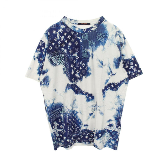 Louis Vuitton Short Sleeve T-Shirt Monogram Bandana Print Crew Neck Cotton