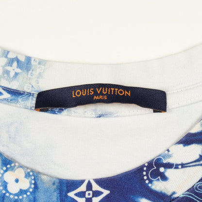 Louis Vuitton Short Sleeve T-Shirt Monogram Bandana Print Crew Neck Cotton — view 3